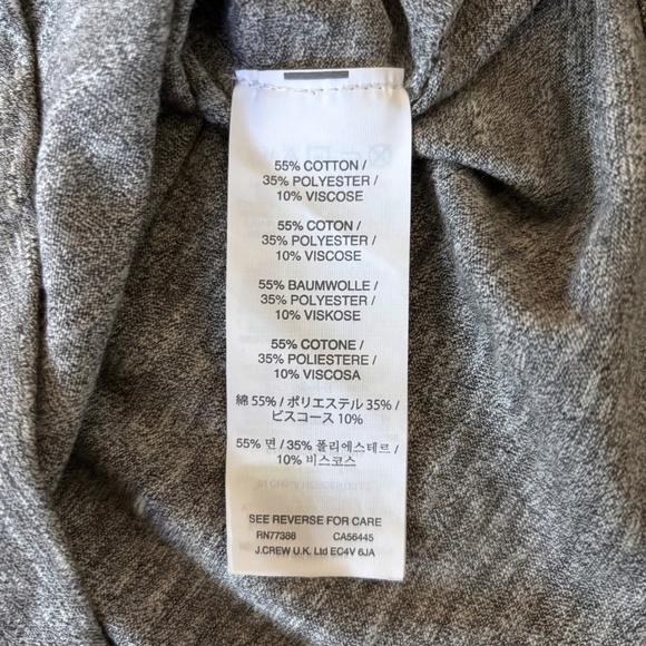 J.Crew Jewel Striped Gray T-Shirt Size Small - Picture 5 of 11